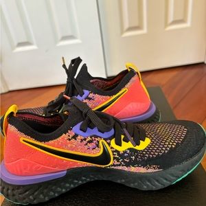 Nike Pink Athletic Shoes with Breathable Mesh and Rugged Outsole